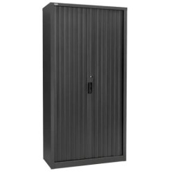 Канцелярский шкаф с ролетной дверью ШКГ-10 р RAL 9005
