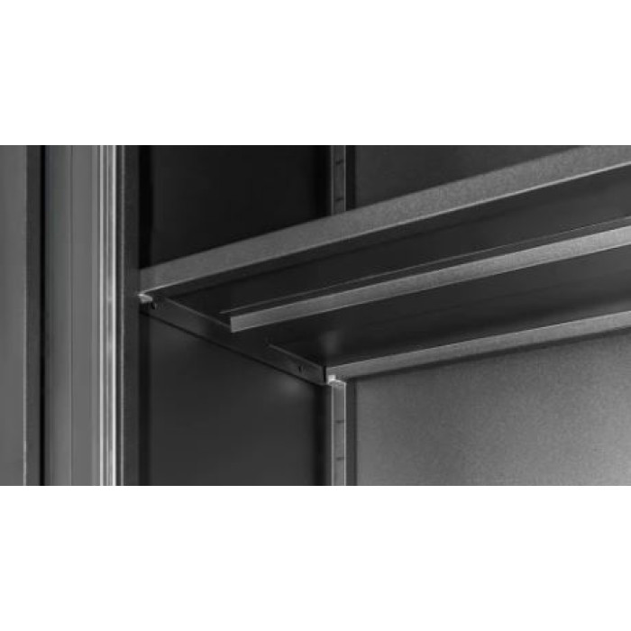 Канцелярська шафа з ролетними дверима ШКГ-12 р RAL 9005