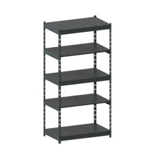 Стеллаж металлический LIGHT RACK 2000х1000х600 5 полок RAL 7016 (антрацит)