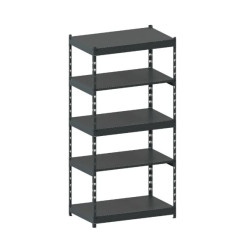 Стеллаж металлический LIGHT RACK 2000х1000х600 5 полок RAL 7016 (антрацит)