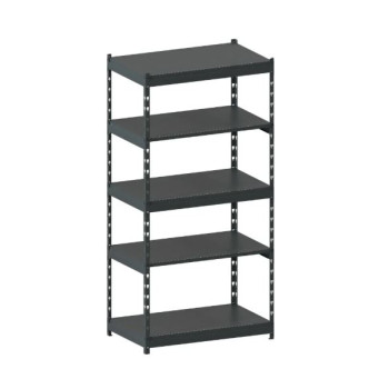Стеллаж металлический LIGHT RACK 2000х1000х600 5 полок RAL 7016 (антрацит)