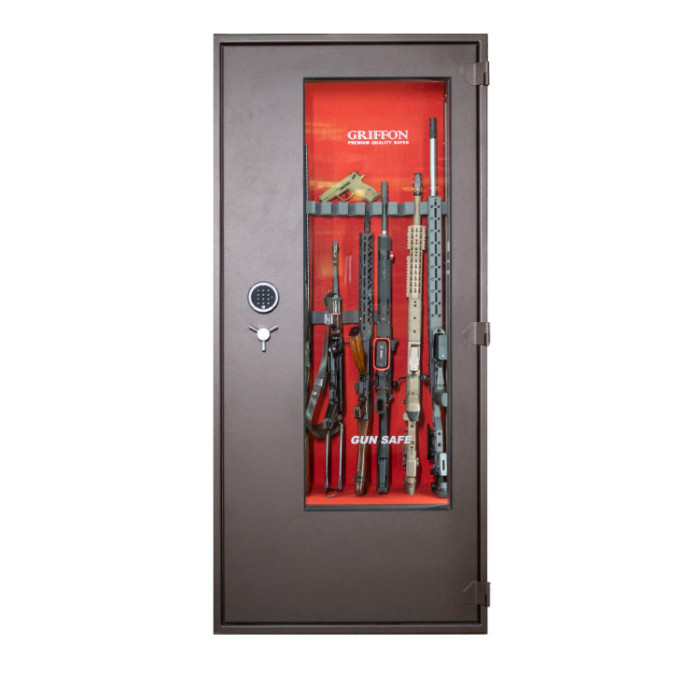 Сейф збройовий GD.840.E.T GLASS CASE BROWN з ударотривким склом