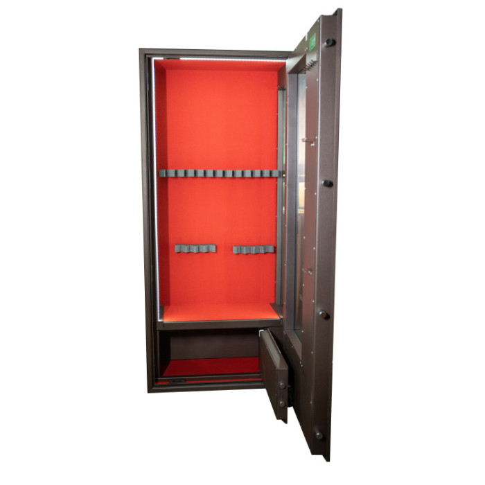 Сейф збройовий GD.840.E.T GLASS CASE BROWN з ударотривким склом