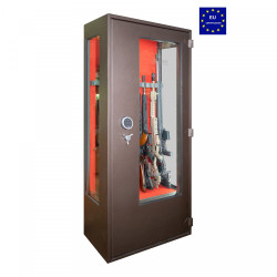 Сейф збройовий GD.840.E.T GLASS CASE BROWN з ударотривким склом