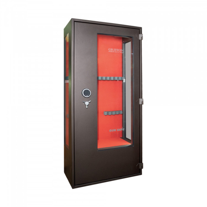 Сейф збройовий GD.840.E.T GLASS CASE BROWN з ударотривким склом