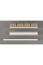 Стелаж металевий LIGHT RACK 2050х1330х300 5 полиць RAL 9001 (кремовий)