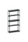 Стеллаж металлический LIGHT RACK 2050х1000х300 5 полок RAL 7016 (антрацит)