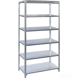 Стеллаж металлический СК 2500*750*600 Цинк 6 полок