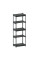 Стеллаж металлический LIGHT RACK 2050х665х400 5 полок RAL 7016 (антрацит)