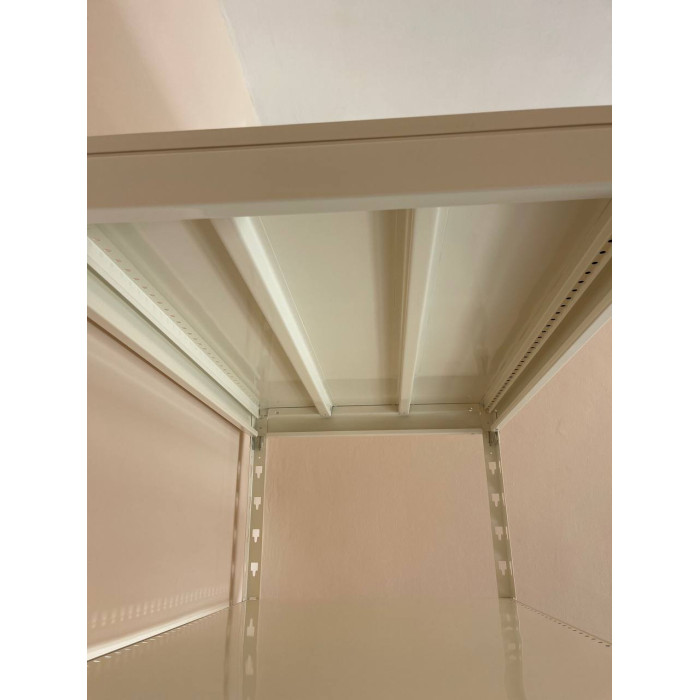 Стелаж металевий LIGHT RACK 2050х665х300 5 полиць RAL 9001 (кремовий)