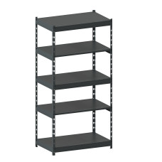 Стеллаж металлический LIGHT RACK 2050х1000х600 5 полок RAL 7016 (антрацит)