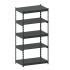 Стелаж металевий LIGHT RACK 2050х1000х600 5 полиці RAL 7016 (антрацит)