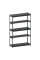 Стеллаж металлический LIGHT RACK 2050х1250х400 5 полок RAL 7016 (антрацит)