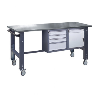 Верстак мобильный на регулируемых опорах ВРМ 3МС-2 / МД-3 1800 Н